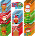 Christmas Stickers for Kids - 32PCS Christmas Stickers for Crafts, Kids Make Your Own Face Stickers Crafts for Toddlers