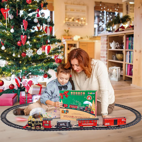 Set, Sets 3 4 5 6 7 8+ Letapapa Train Christmas Train for Under The Tree, Electric Train Toy for Boys & Girls, Toy