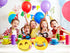 (64 Pack) Dreampark Emoticon Keychain Mini Cute Plush Pillows, Party Favors for Kids Valentine's Day Gifts / Birthday