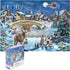 Christmas Puzzle Eve 500 Pieces Jigsaw Puzzles for Adults, 27" x 20" Large Winter Santa Claus