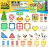 105 3+ 3 4 5 6 7 8+ PCS Magnetic Tiles with Farm Animals, Magnetic Blocks Building Toys for Year Old Toddler
