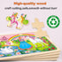 Puzzles for Kids Ages 4-6 - 4 Pack Wooden Jigsaw Puzzles, 24 Pieces Castle Puzzle Set