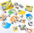 Wooden Match Puzzle Game Popular Board Games for Family Night, Pattern Matching Puzzle Game, Block Match Puzzles