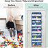 Closet 5-Tier Clastyle Ocean Animals Over the Door Organizer Fish Nursery Hanging Storage Organizer for Kids Clothes