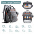 Backpack ISMGN Diaper Bag with Changing Station, Extra Large Diaper Bag, Multifunctional Diaper Bag, Baby Bag, Deep