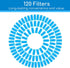 120-Pack Premium Baby Nasal Aspirator Hygiene Filters, Replacement for NoseFrida, BPA Free