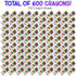 Set 600 100 Packs 6 ArtCreativity Crayons Bulk - Total Crayons - of - Kids' Colors: Red, Orange, Yellow, Green, Blue