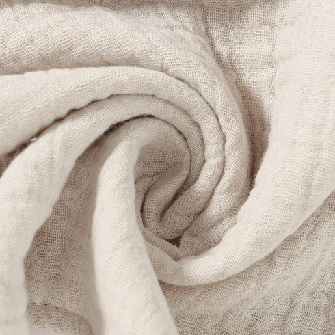 LAWKUL Baby Lovey Organic Cotton Muslin Soft Security Blankets, Comfy Lovie for Infant Boy Girls Unisex Bunny Khaki