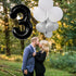 KatchOn Black Number 3 Balloon - Giant 40 Inch for 3rd Birthday Decorations for Boys