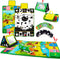 Inbeby Tummy Time Mirror & Play Mat & Pillow 3-in-1, High Contrast Black