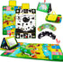 Inbeby Tummy Time Mirror & Play Mat & Pillow 3-in-1, High Contrast Black
