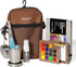 Funto Mini Watercolor Paint Set, All-in-One Walnut Wood 15-Color Premium Pocket Travel