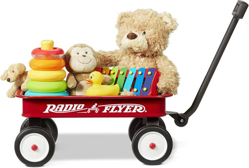 16.5" 1.5+, Radio Flyer Mini Classic Red Wagon for Kids, Toy Wagon For Kids Aged Play-Size Version of the Classic