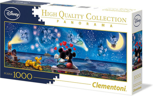 Clementoni Disney Mickey & Minnie Panorama Collection Puzzle - 1000 Pieces for Adults and Children