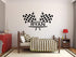 Racing Wall Decal Personalized Name Flags - Nursery Wall Decor - Black Vinyl Sticker (22" x 14") Baby Room