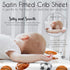 Sweet Jojo Designs Sports Theme Boy Baby Satin Fitted Crib Sheet Infant Newborn Nursery Toddler Bed Room Standard