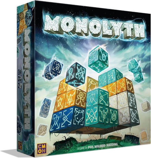 Cmon Monolyth Board Game | Monolith Building Strategy Game | Fun Tactile Puzzle Game for Kids & Adults | Ages 8+ | 1-4