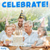 PixiPy Birthday Party Hats for Kids, 12 pc Colorful Cone-Shaped 7 inch Celebration Headwear Supplies