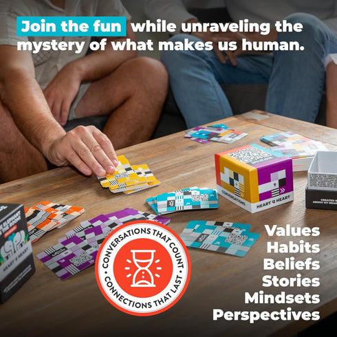 2 i4 200 Heart Heart Conversations | The Neuroleader Deck | Prompt Cards to Develop Deeper Connections | A Card Game