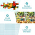 WSCXSC 500 Cozy 20.5x 15 Piece Puzzle for Adults, Kitchen and Garden View Jigsaw Puzzle, Colorful Puzzles with Flowers