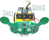 Smart Line Following Robot Kit - Obstacle Avoidance Assembly Project with Music, DIY Educational Robot Toy