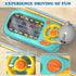 Meuytrg 3+ Car Racing Adventure Toy with Steering Wheel, Racing Adventure Car Steering Wheel Driving Games for Age Year