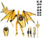 Pekuality T13 Figure & Titan 13 Toys Yellow3D Printed Action Figures Assembly CompletedMulti-Jointed