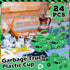 Tanlade Truck Birthday Party Favor Gifts, 10 oz Plastic Garbage Truck Shape Cup with Straws, 24 Sets
