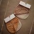 mushie Muslin Baby Burp Cloths - 100% Organic Cotton, Set of 2 (Natural/Fog)