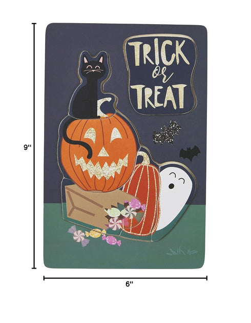 Mud Pie Trick Or Treat Wood Puzzle