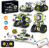 5-in-1 STEM Programmable Robotics Kit with Remote and App Control & Three-Color
