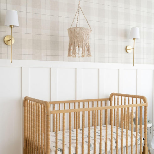 Crane Baby Macrame Ceiling Hanging, Charlie Farmhouse Nursery Mobile, Boho Baby Mobile for Crib, Baby Room Decor