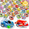 50 Pcs Mini Pull Back Toy Cars, Party Favors for Kids, Small Racing Car Carnival Prizes, Birthday Toys for Girls Boys