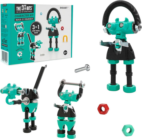 BabaBit Build Your Own Robot Toy Construction Set, Educational STEM Learning Kit for Boys and Girls 6+