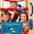 5 Pack Kids Playground Accessories Set - Swingset Steering Wheel, Plastic Telescope, Safety Handles for Outdoor Play