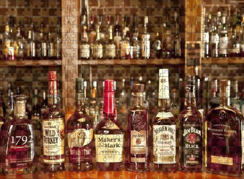 1000 Pieces Large Whiskey Jigsaw Puzzles for Adults and Teens Ages 12 and Up Intellectual Puzzles Personalized Gift Ideal for DIY,Relaxation,Hobby,Entertainment 19.7x27.6 Inches