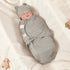 ATONGQI 3-Pack 0-3 Organic Baby Swaddle Sleep Sacks - Newborn Swaddle Sack - Ergonomic Baby Swaddles Months (Grey)