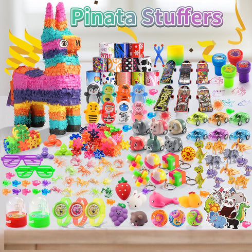 350PCS 4-8 8-12, 3-5 Yutin Prize Box Toys for Kids Classroom, Party Favor Bulk Goodie Bag Stuffers for Kids Pinata
