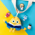Cheese Plush Doll Keychain - Cute Stuffed Animal Food Plushies, Kawaii Keychain for Kids, 6''