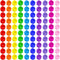 Toulite 100 Pcs Classic Colors Square Dance Scarves, 24 x 24 Inches, Bulk Juggling Performance Props Accessories