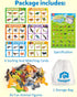 Playset, 3 4 5 Coogam Sorting Toys for Toddles, Animals Figures Dinosaurs Birds Insects Cognition Matching Game Fine