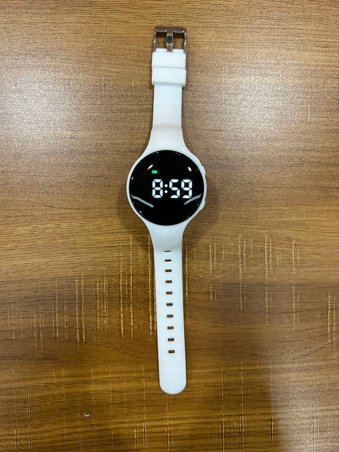 e-vibra Countdown Vibrating Alarm Watch, Potty Training Watch Medical Reminder Watch with Timer and Lock Screen (White)