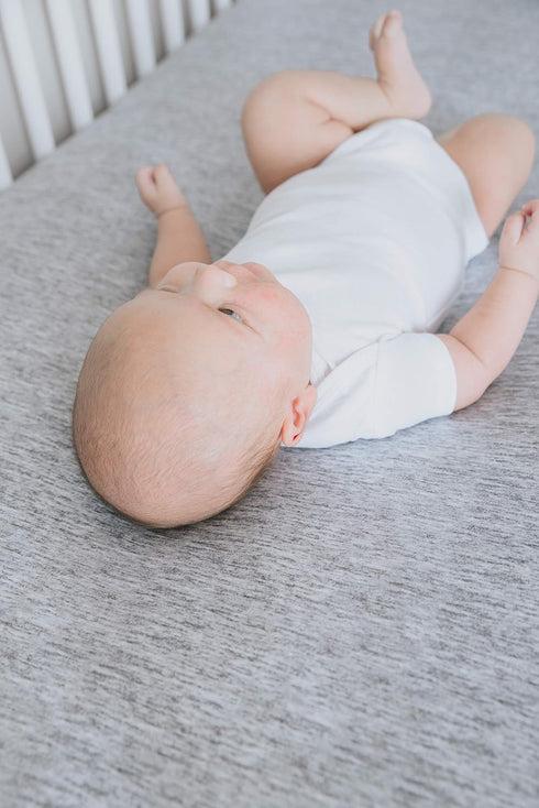 Copper Pearl Premium Knit Crib Sheets for Boys and Girls - Breathable and Soft, Fitted Sheets for Standard Baby