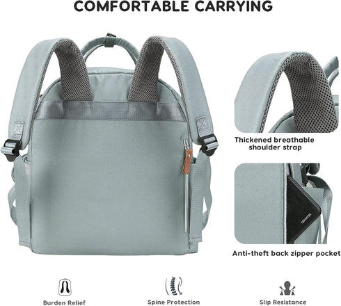 SONARIN Backpack,Travel Mommy Portable Large Capacity Diaper Bag Nappy Changing Bag Bag with Pacifier Bag & Stroller