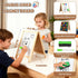 GINMIC Magnetic Letters and Numbers with Magnet Board, Alphabet ABC Magnets, Learning & Educational Toys - Uppercase