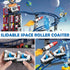926PCS Set 6+years HOGOKIDS Space Roller Coaster Building Toy Coaster Building Features Lift Platform, Satellites