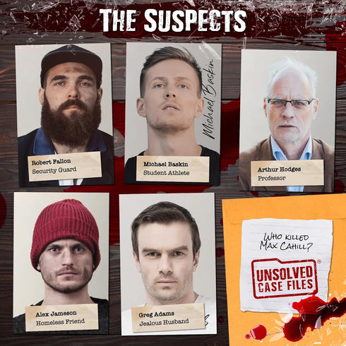 Max Cahill Cold Case Mystery Game - Solve the Crime!
