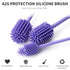 3 Set, A2S A-Brush Silicone Bottle Cleaner Brush, Piece Long Handle - Water Bottle Cleaner, Baby Bottle Nipple Brush