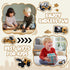 6Pcs Set, Bulldozers Playset 3-9 Construction Trucks Vehicles, Die-cast Construction Toys Toys for Boys, Mini Excavator