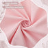 Hahafelt 28"x 52" 14" 4-Sided Pink Scalloped Crib Skirt with Drop Pleated Dust Ruffle with Split Corners for Baby Boys